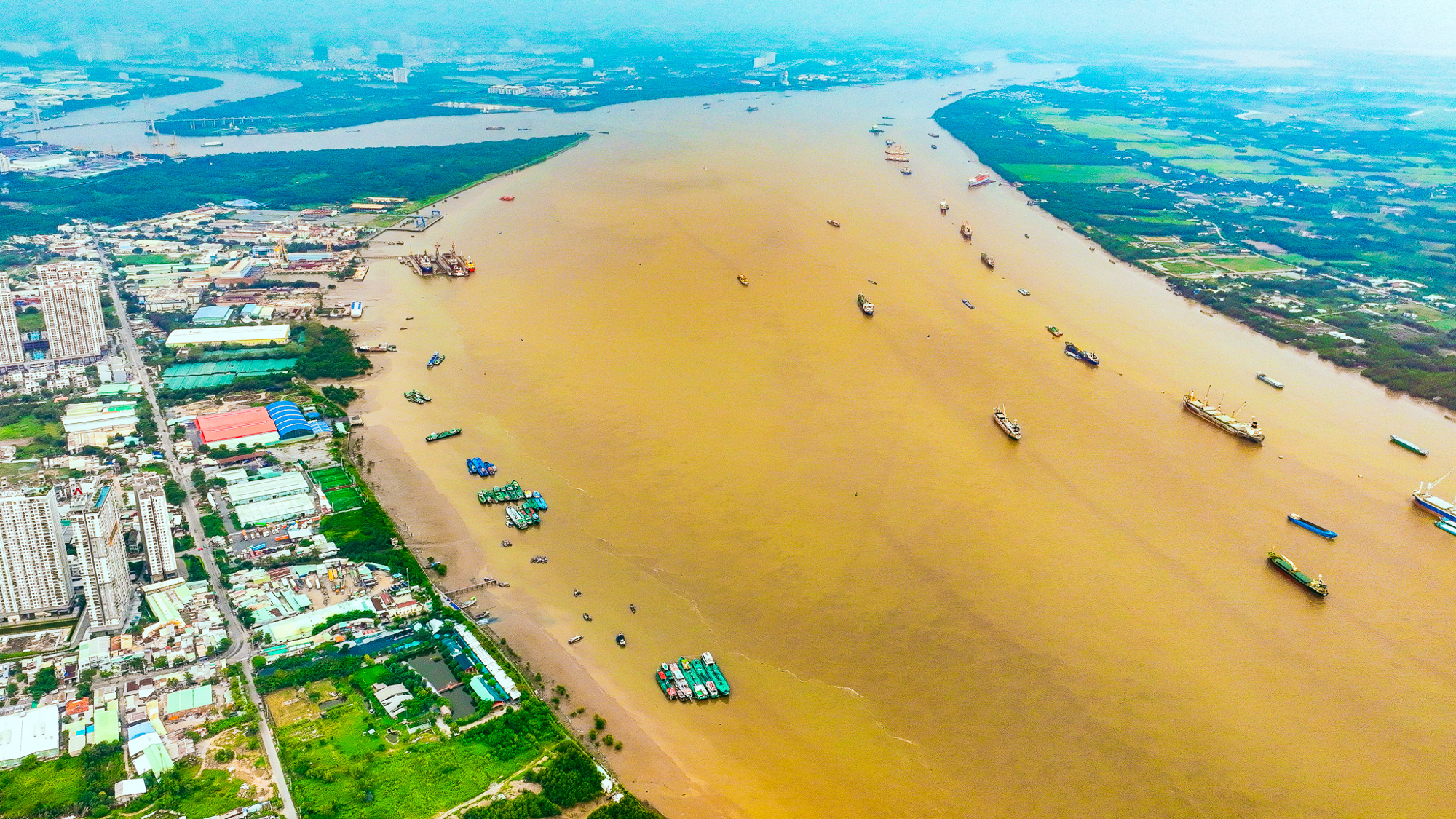 Toàn cảnh khu vực được Masterise đề xuất xây cầu 2 tầng đầu tiên ở TP.HCM, nối khu nhà giàu Phú Mỹ Hưng với sân bay Long Thành - Ảnh 2