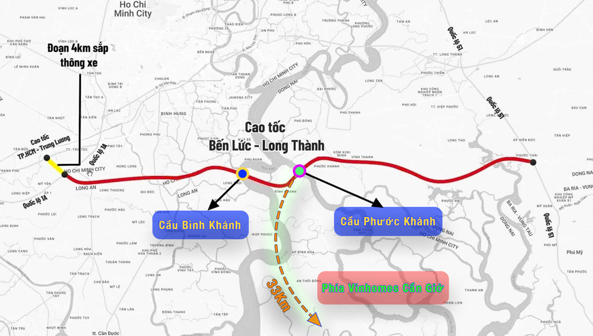 Toàn cảnh công trường cầu dây văng cao nhất, nút thắt cuối cùng của cao tốc mỗi mét tốn nửa tỷ ở TP.HCM - Ảnh 2