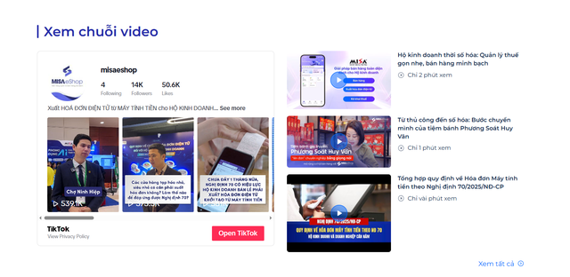 MISA ra mắt Kho tri thức: “Khai thuế dễ dàng – Bán hàng an tâm” - Ảnh 1