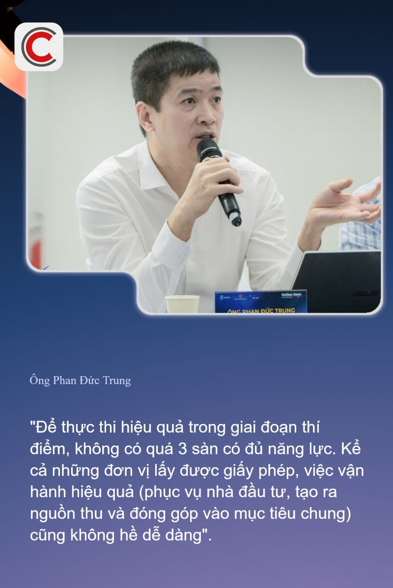 Chủ tịch VBA Phan Đức Trung: Không có quá 3 sàn tiền số có đủ năng lực vận hành ở giai đoạn thí điểm - Ảnh 3