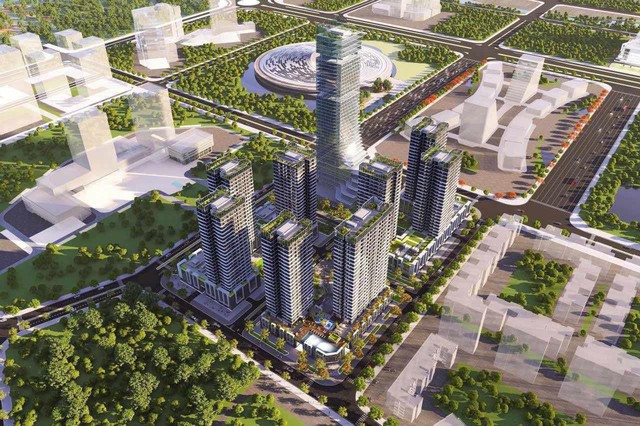 Đại dự án 9 tòa tháp bên bờ sông Cấm của Kinh Bắc dồn dập thi công, Hải Phòng sắp đón thêm siêu tháp cao bậc nhất thành phố - Ảnh 2