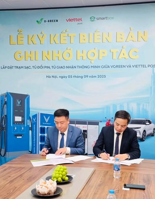 Công ty của tỷ phú Phạm Nhật Vượng bắt tay Viettel Post tham vọng phủ sóng 5.000 điểm sạc và giao nhận trên toàn quốc - Ảnh 3