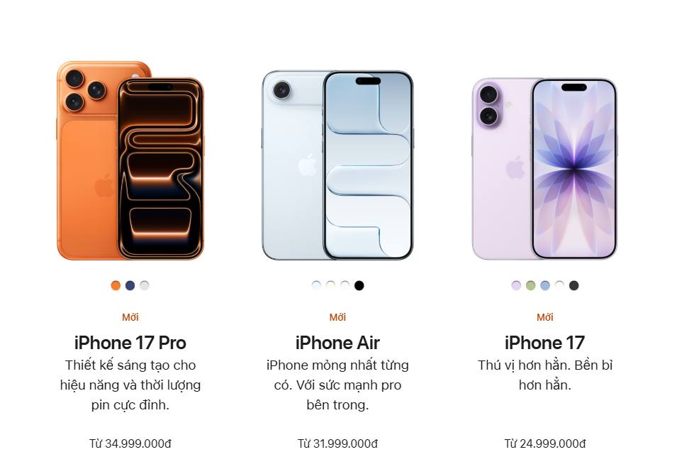 Dạo xem giá bán iPhone 17 chính hãng tại Việt Nam, mua ở Apple Store hay đại lý nào rẻ hơn? - Ảnh 2