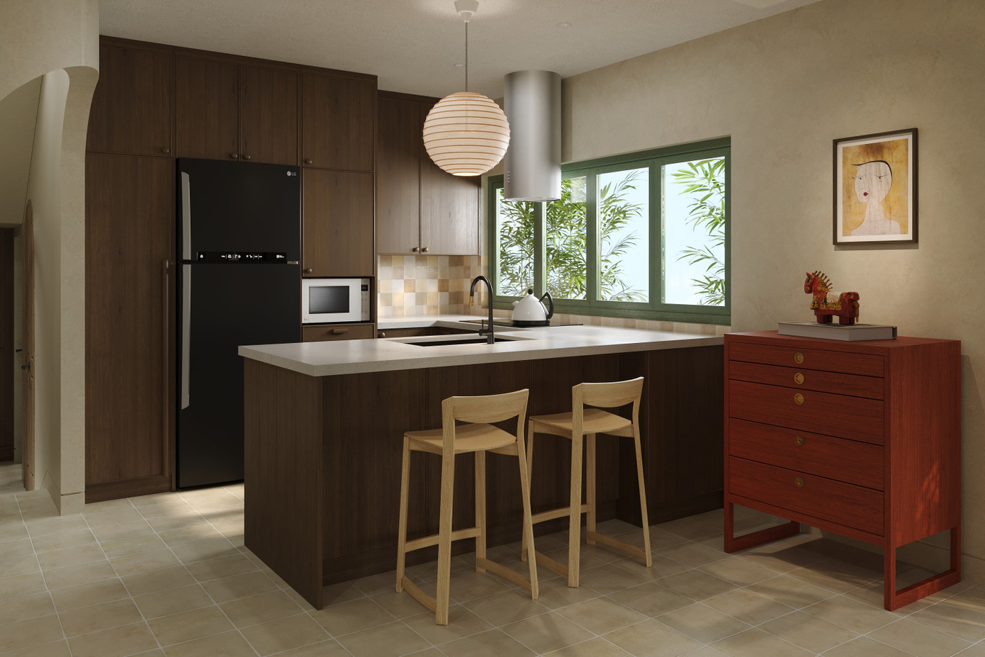 Thiết kế nhà đậm chất chất truyền thống cho diện tích đất 100m2 - Ảnh 7