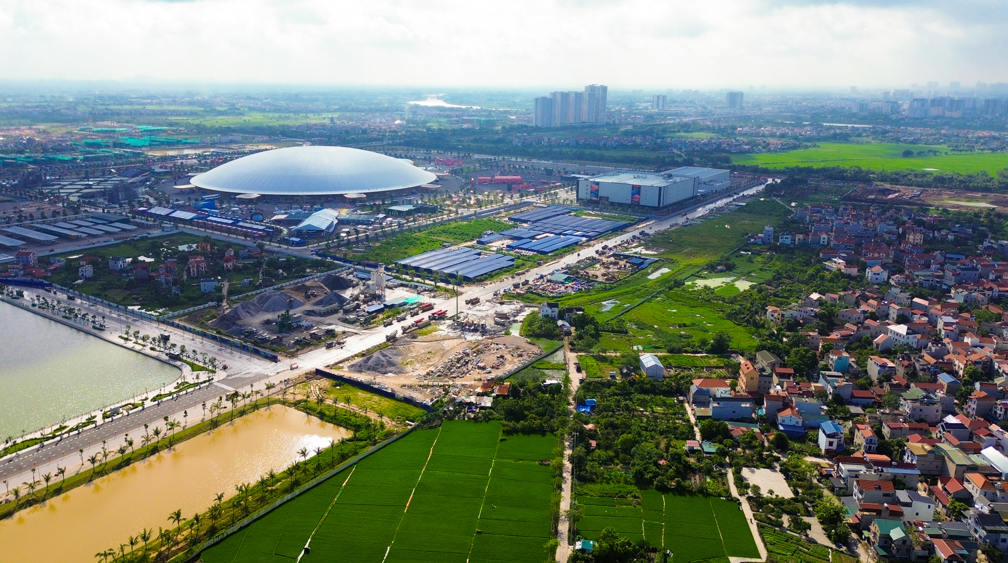 Toàn cảnh công trường xây cầu có trụ cao nhất, nhịp chính dài thứ 2 Việt Nam kết nối đại dự án “nóng” bậc nhất của tỷ phú Phạm Nhật Vượng - Ảnh 6