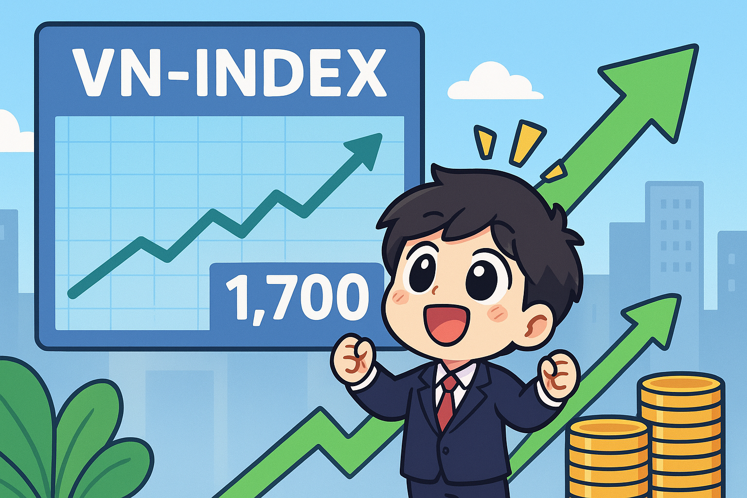 Lần đầu tiên VN-Index vượt 1.700 điểm, nhà đầu tư cầm tiền mặt còn cơ hội? - Ảnh 1