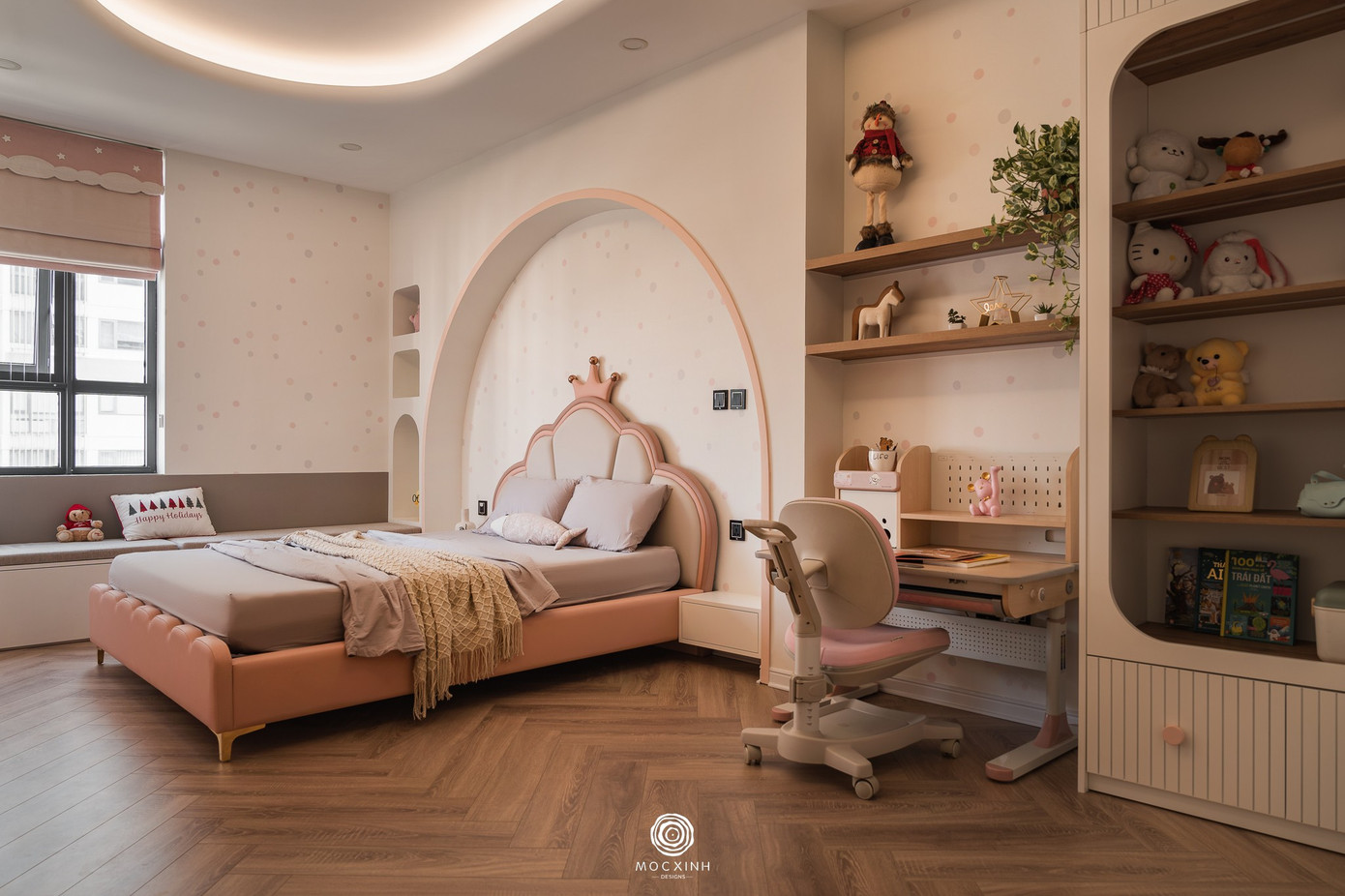 Đập thông hai căn hộ tạo nên không gian 260m2 rộng mở - Ảnh 12