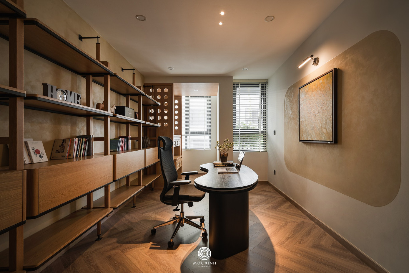 Đập thông hai căn hộ tạo nên không gian 260m2 rộng mở - Ảnh 15