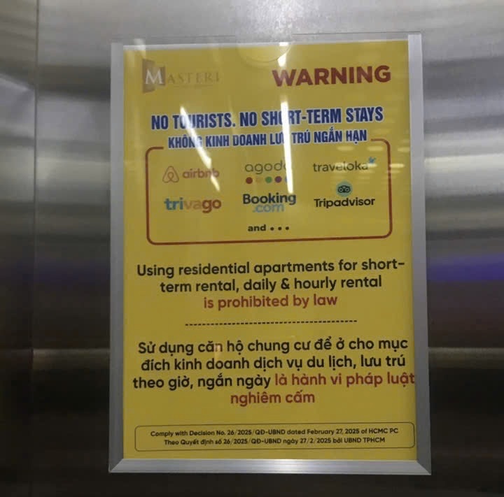HoREA tiếp tục kiến nghị quản lý căn hộ cho thuê ngắn ngày thay vì cấm - Ảnh 1