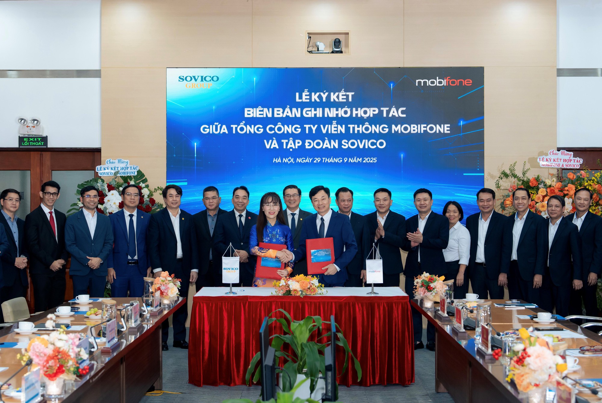 MobiFone và SOVICO hợp tác xây dựng hệ sinh thái viễn thông công nghệ đa tiện ích - Ảnh 1