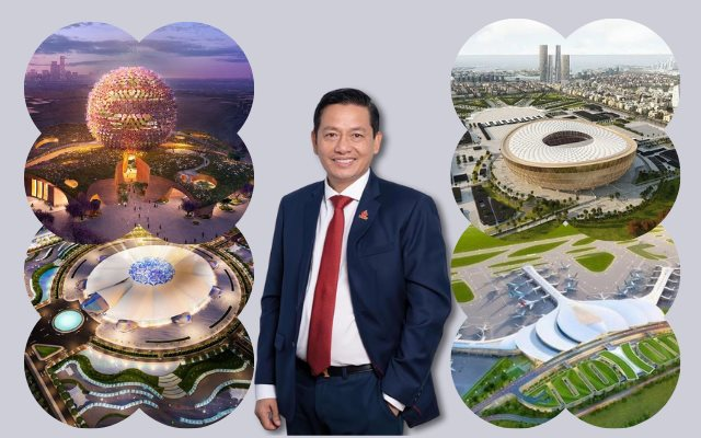 Từ mái vòm thép lớn nhất hành tinh, sân vận động World Cup đến bảo tàng 700 triệu USD, Chủ tịch Đại Dũng nói: Muốn thay đổi thế giới, hãy thay đổi từ bên trong bạn - Ảnh 1