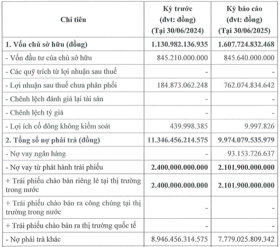 Nợ phải trả giảm 1.300 tỷ đồng, Chủ dự án Aqua City kinh doanh ra sao trong nửa đầu năm 2025? - Ảnh 1