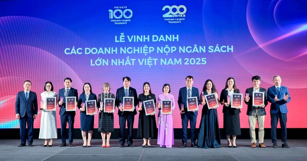 Lễ Vinh danh Doanh nghiệp nộp ngân sách lớn nhất 2025: Đại diện các doanh nghiệp đóng góp hàng trăm nghìn tỷ góp mặt