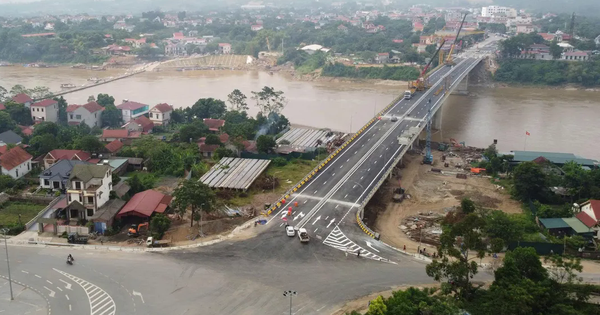Cầu Phong Châu hoàn thành vượt tiến độ, mở ra kỳ vọng mới