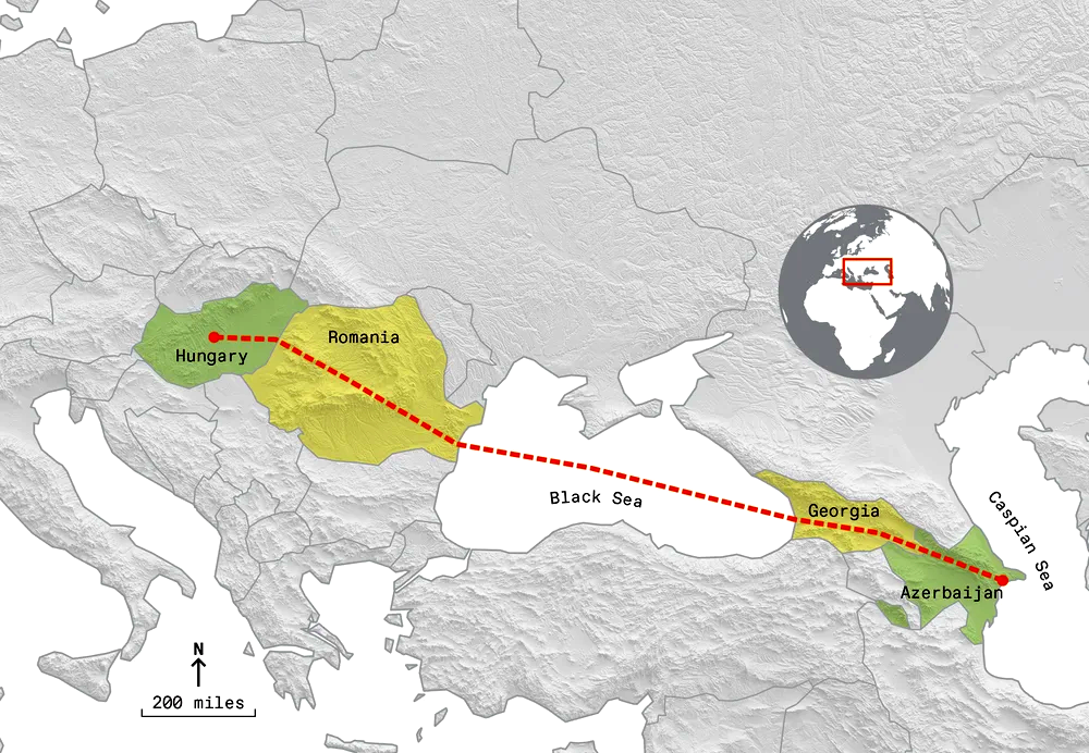 Thế giới đột nhiên chú ý đến Azerbaijan: Là bởi "hành lang tỷ USD" cắt ngang Biển Đen? - Ảnh 1