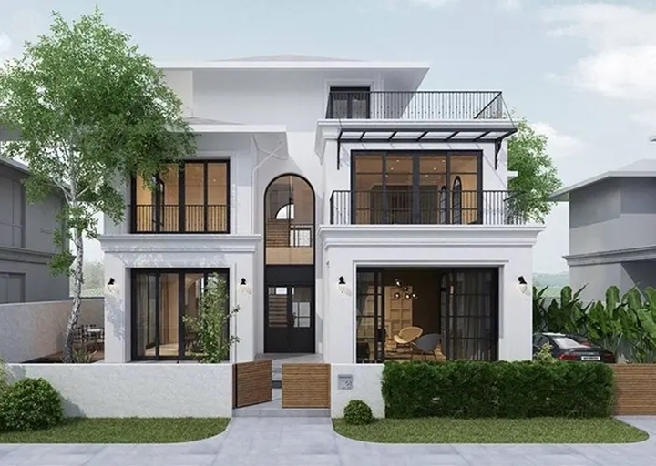 Những mẫu biệt thự mini đẹp được ưa chuộng 2025 - Ảnh 2