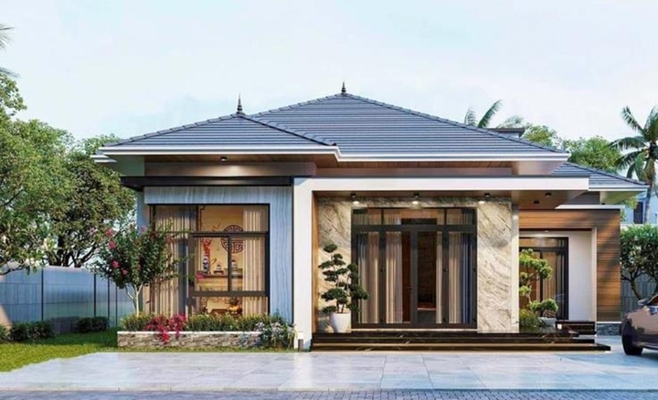 Những mẫu biệt thự mini đẹp được ưa chuộng 2025 - Ảnh 3