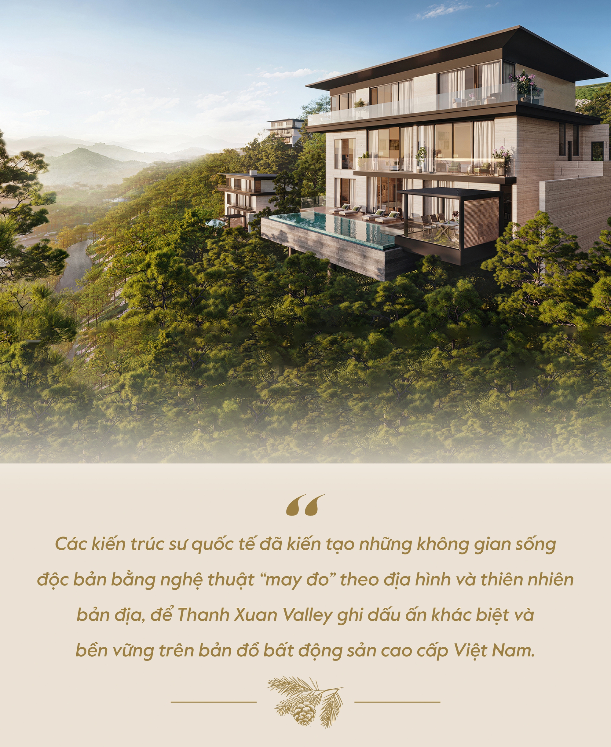 Thanh Xuan Valley: Nghệ thuật “may đo” không gian sống giữa thung lũng triệu thông reo - Ảnh 1