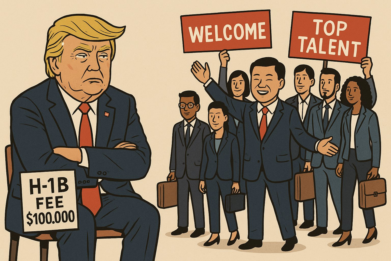 Khoản "thuế nhân tài" gần 3 tỷ của ông Trump: Trao cơ hội vàng cho các đối thủ cạnh tranh với Mỹ, bao gồm cả Trung Quốc - Ảnh 1