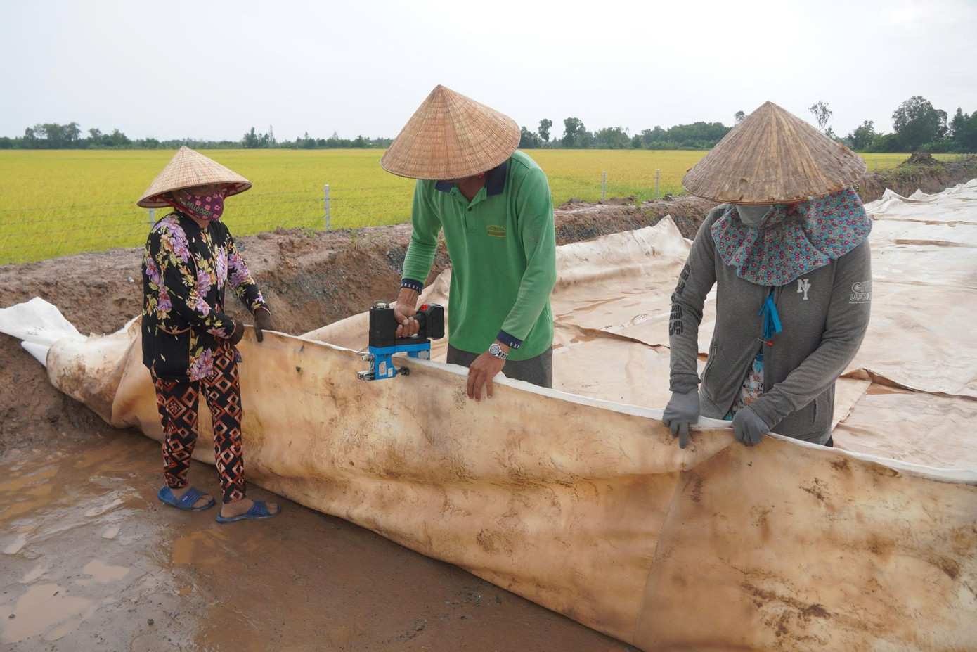 Gấp rút thi công 2 dự án cao tốc trục dọc, trục ngang ở miền Tây - Ảnh 8