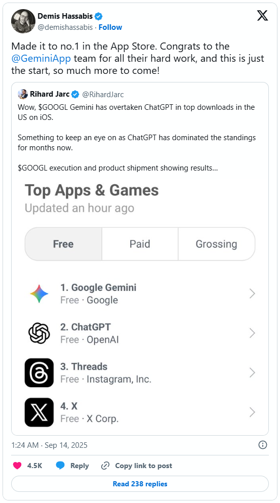 Tưởng vô dụng, hóa ra tính năng "quả chuối" này đã giúp Google Gemini lần đầu đánh bại ChatGPT - Ảnh 2