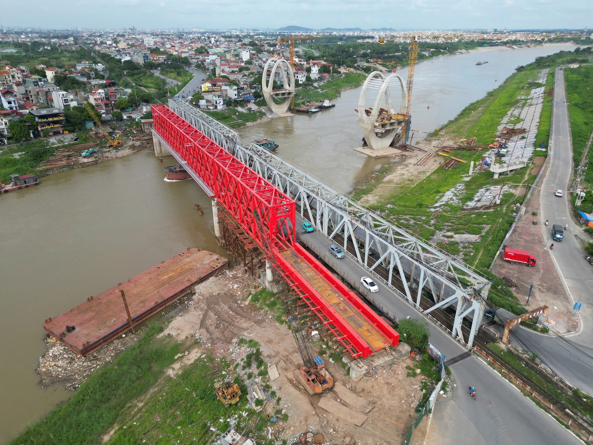 Tin vui tại cây cầu "Giao duyên" 1.800 tỷ đồng thay thế cầu Đuống 123 năm tuổi: DN nào đứng sau? - Ảnh 2