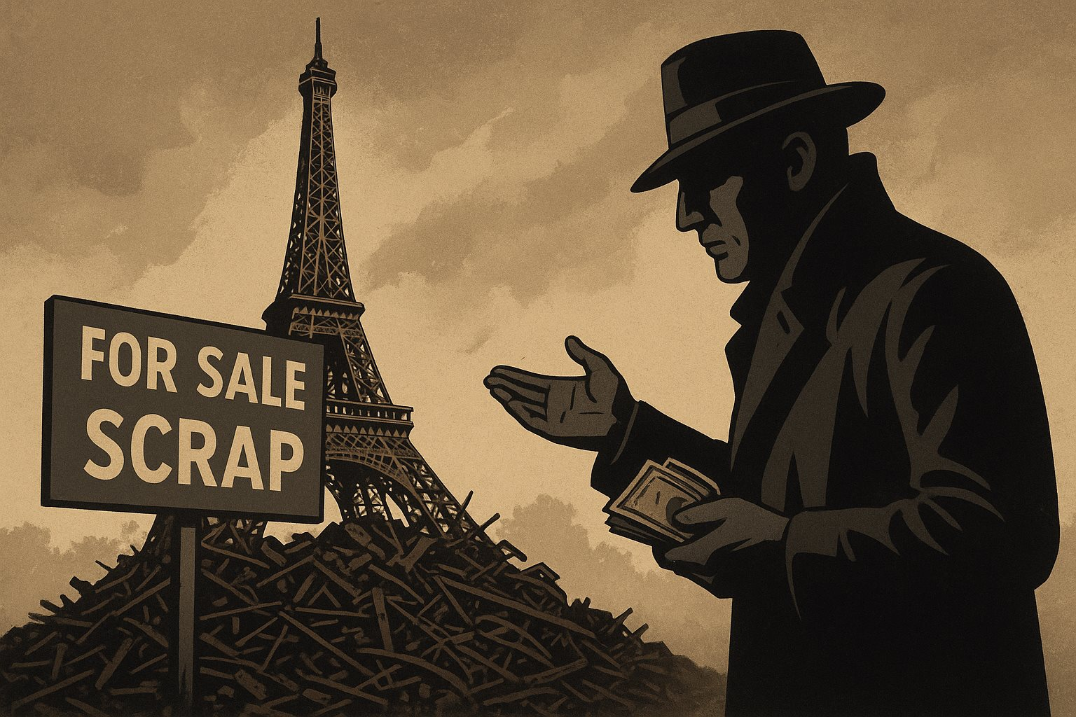 Công trình biểu tượng của nước Pháp từng 2 lần bị một người đàn ông... bán sắt vụn: Trí thông minh bị dùng sai chỗ và cái chết trong tù tội - Ảnh 1