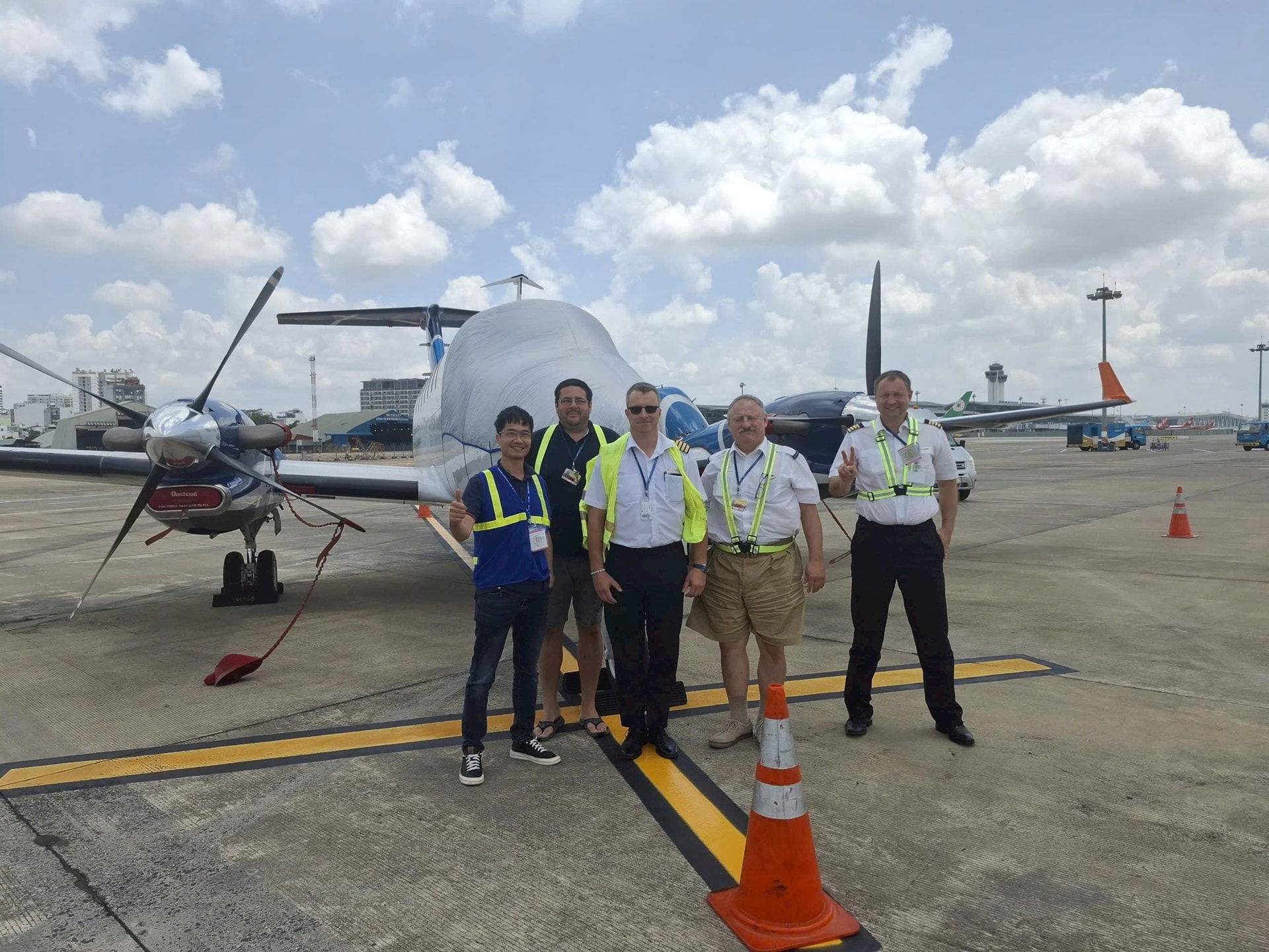 Chuyên cơ bay kiểm tra hệ thống Cảng hàng không Long Thành trước khi khai thác - Ảnh 2