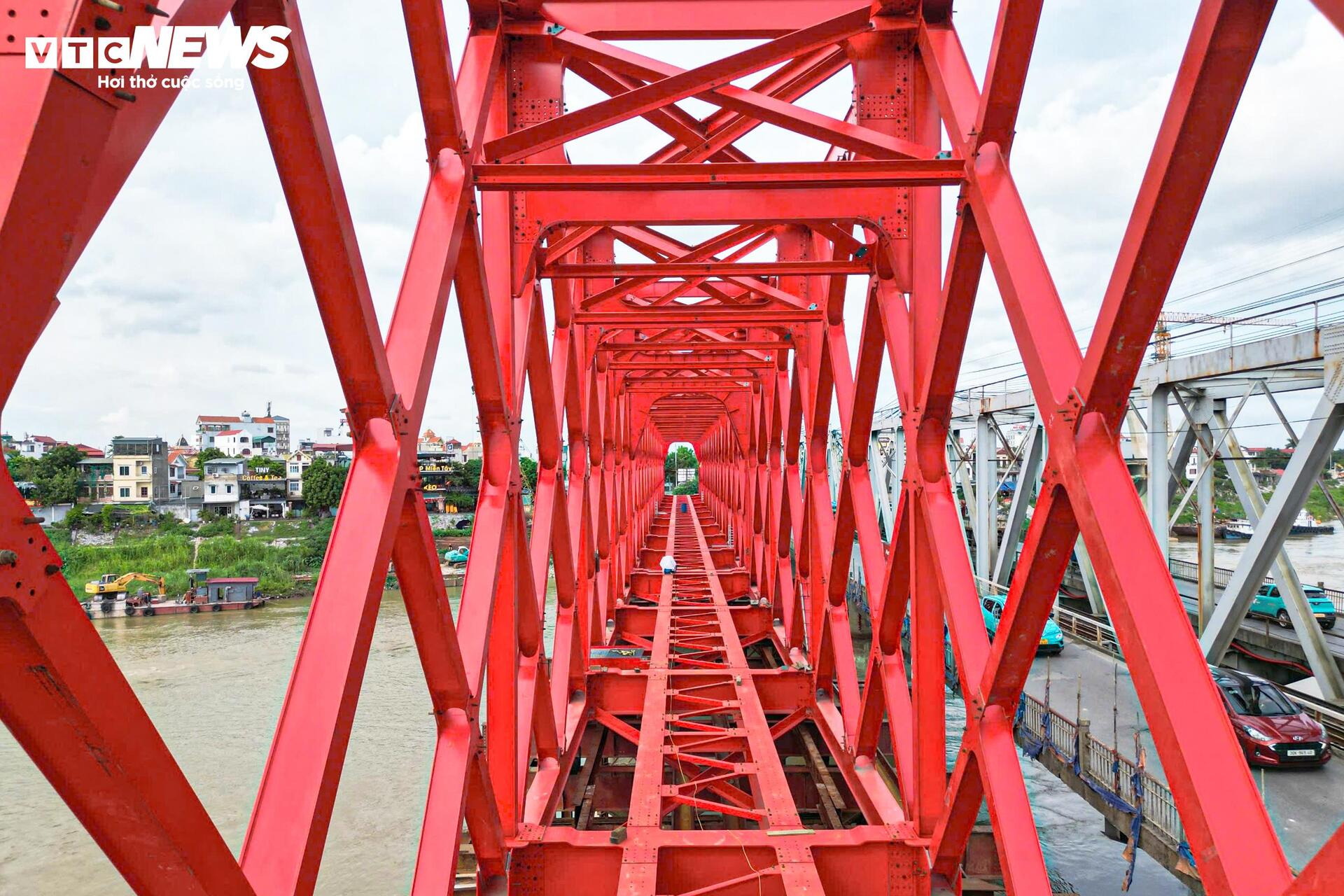 Lộ diện ‘dải lụa giao duyên’ bằng thép vắt qua sông Đuống - Ảnh 15