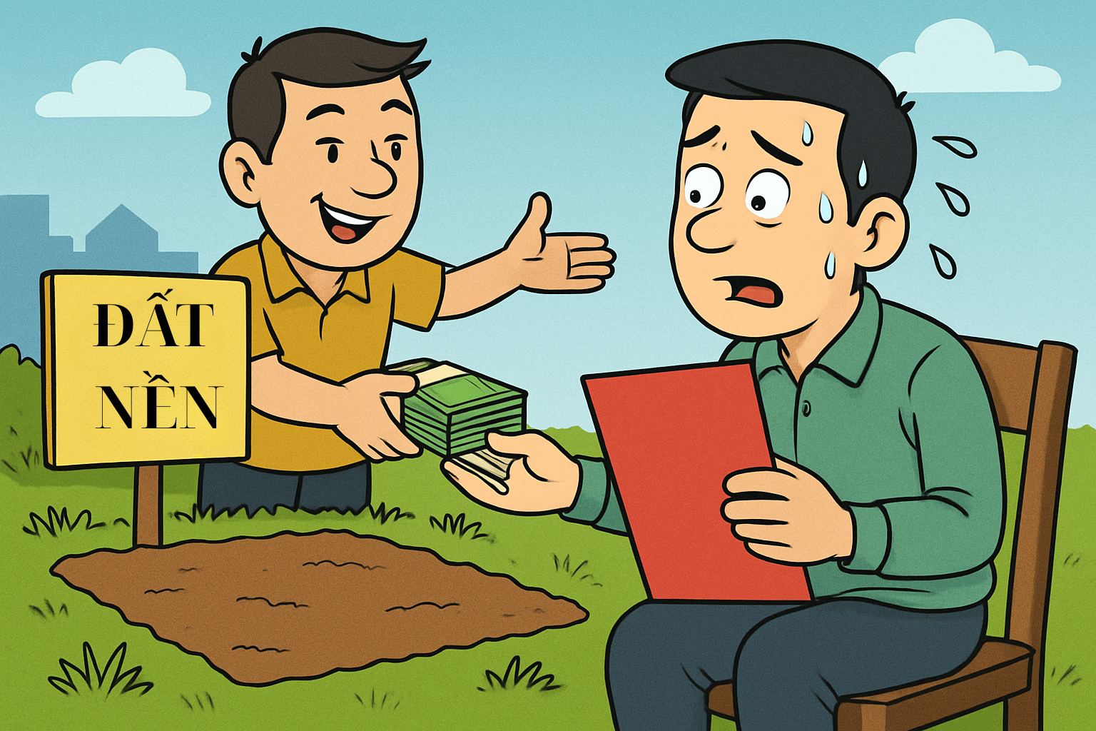 Ham rẻ mua đất nền không sổ đỏ: Cái giá có thể là mất trắng - Ảnh 1