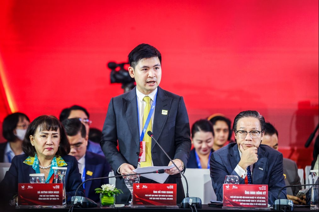 Con trai Bầu Hiển lên tiếng đề xuất một loạt kiến nghị tại Diễn đàn Kinh tế tư nhân Việt Nam 2025 - Ảnh 1