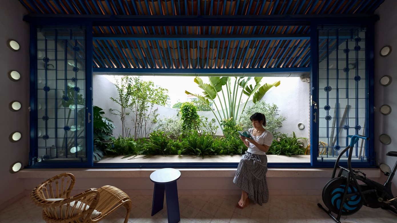 Ngôi nhà 160m2 với gam màu đặc biệt ở TP.HCM - Ảnh 9