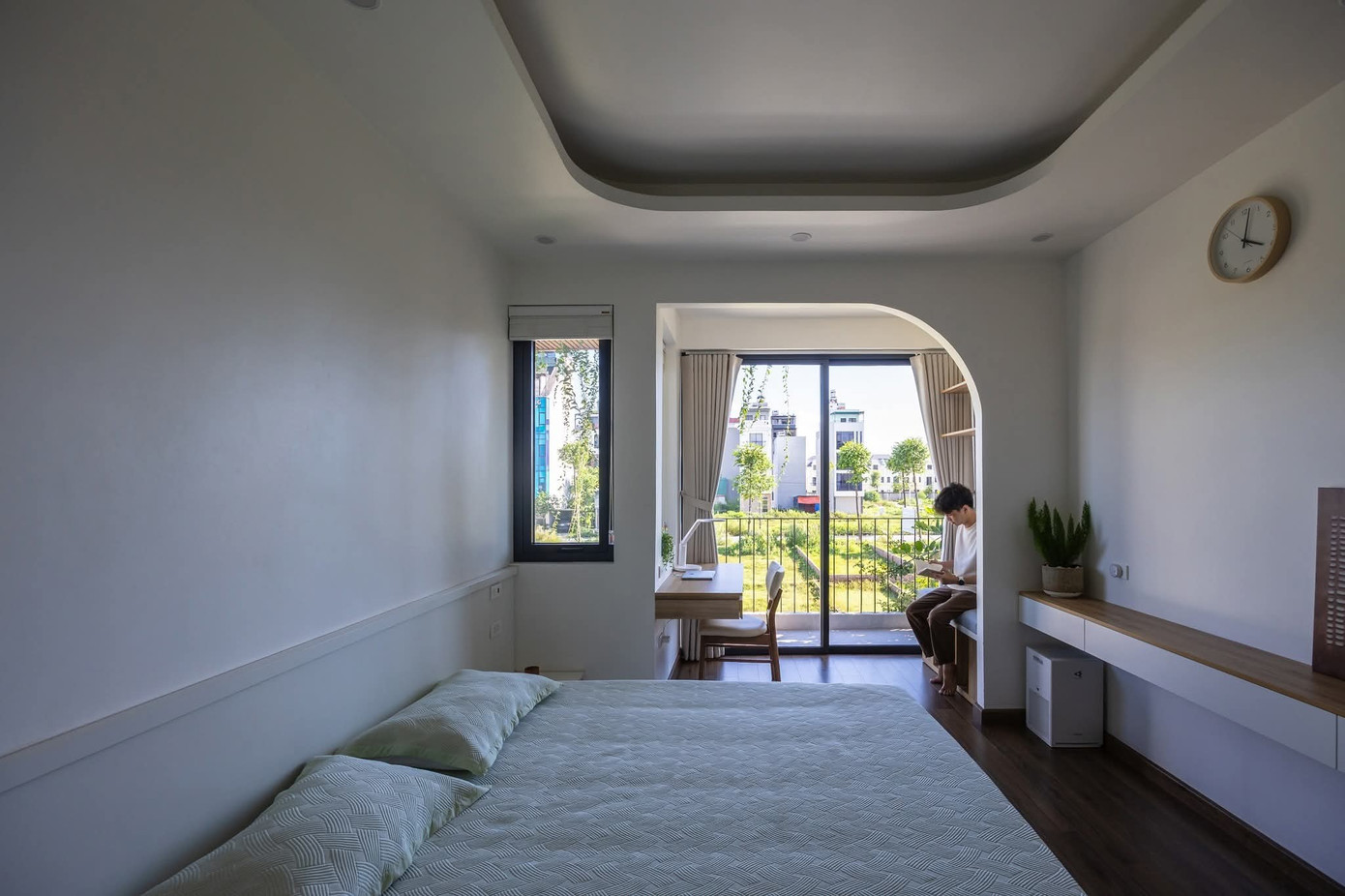 Tối ưu thông gió, ánh sáng, kết nối thiên nhiên cho nhà phố 3 tầng - Ảnh 11