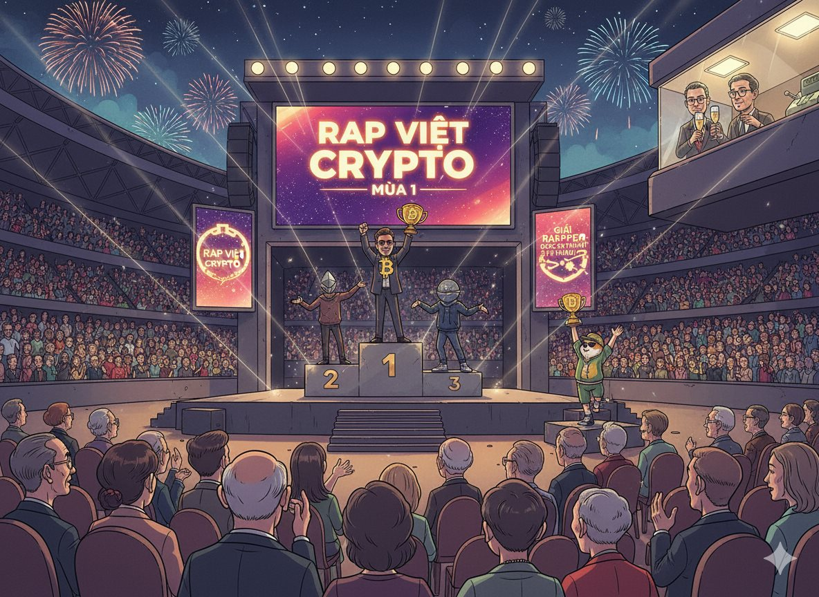 2 đại gia 'Bolero' VIX và TCBS nhanh chân trở thành 'bầu show' Rap Việt Crypto - Ảnh 4