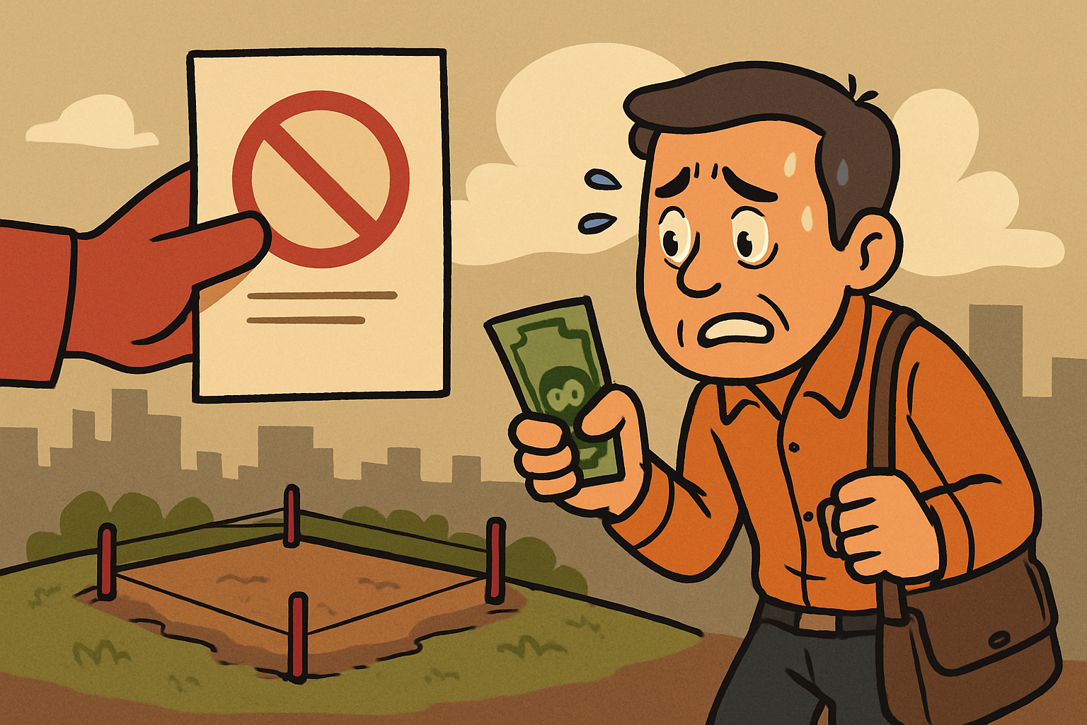 Ham rẻ mua đất nền không sổ đỏ: Cái giá có thể là mất trắng - Ảnh 2