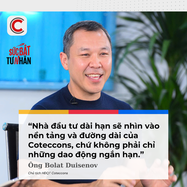 Cổ đông hỏi vì sao cổ phiếu chưa “nhảy vọt”, Chủ tịch HĐQT Coteccons nói gì? - Ảnh 1