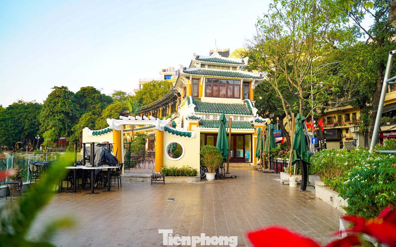 Quảng trường Đông Kinh Nghĩa Thục chưa hoàn thiện, tiếp tục được chỉnh trang trong phân kỳ hai - Ảnh 2