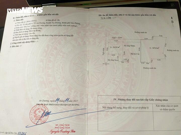 Chuyện hy hữu: Gia đình ở Hải Phòng mất gần 100m² đất ở vì cán bộ tính sai - Ảnh 2