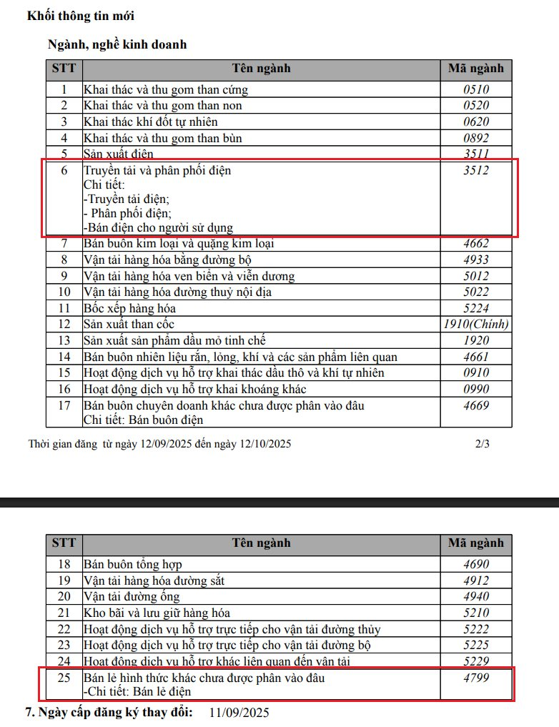 Công ty của Hòa Phát bổ sung hoạt động bán điện cho người sử dụng - Ảnh 1