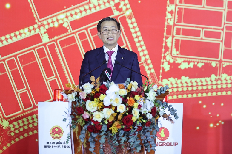 Thủ tướng dự lễ khởi công 2 dự án có tổng vốn 182 nghìn tỷ đồng tại Hải Phòng - Ảnh 4