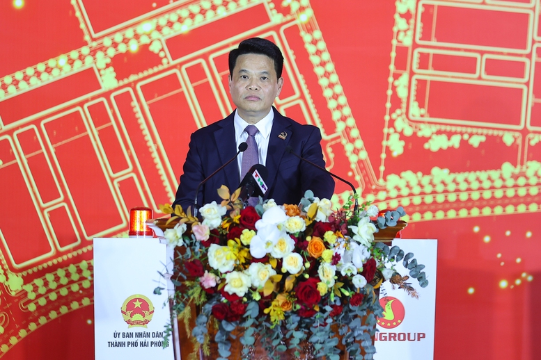 Thủ tướng dự lễ khởi công 2 dự án có tổng vốn 182 nghìn tỷ đồng tại Hải Phòng - Ảnh 3