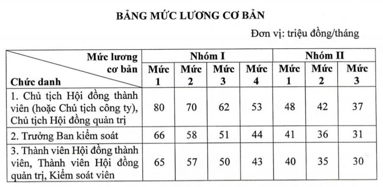 Từ tháng 9, lương lãnh đạo doanh nghiệp Nhà nước có thể lên tới hàng trăm triệu đồng - Ảnh 1