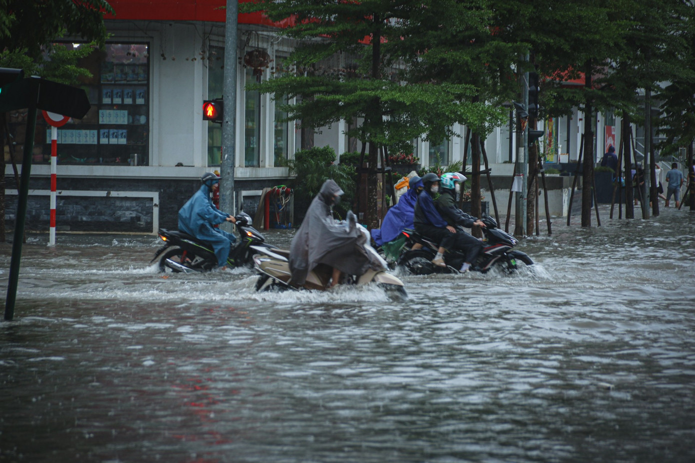 Mệt mỏi vì bơm xong lại ngập trong biệt thự chục tỉ ở Hà Nội - Ảnh 2