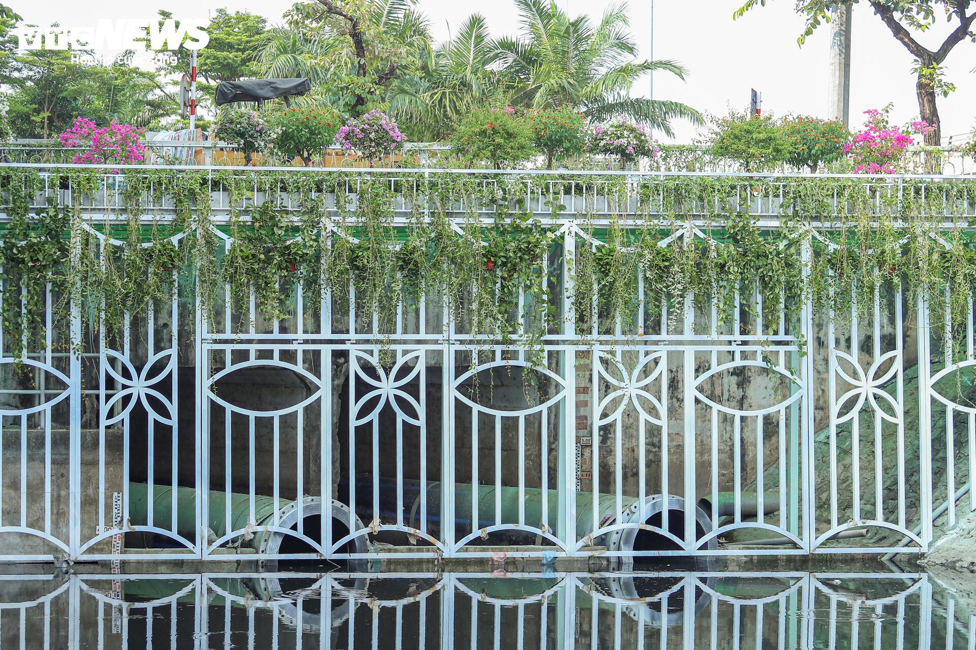 Đập dâng đầu tiên hoạt động, mang dòng nước xanh ‘hồi sinh’ sông Tô Lịch - Ảnh 17