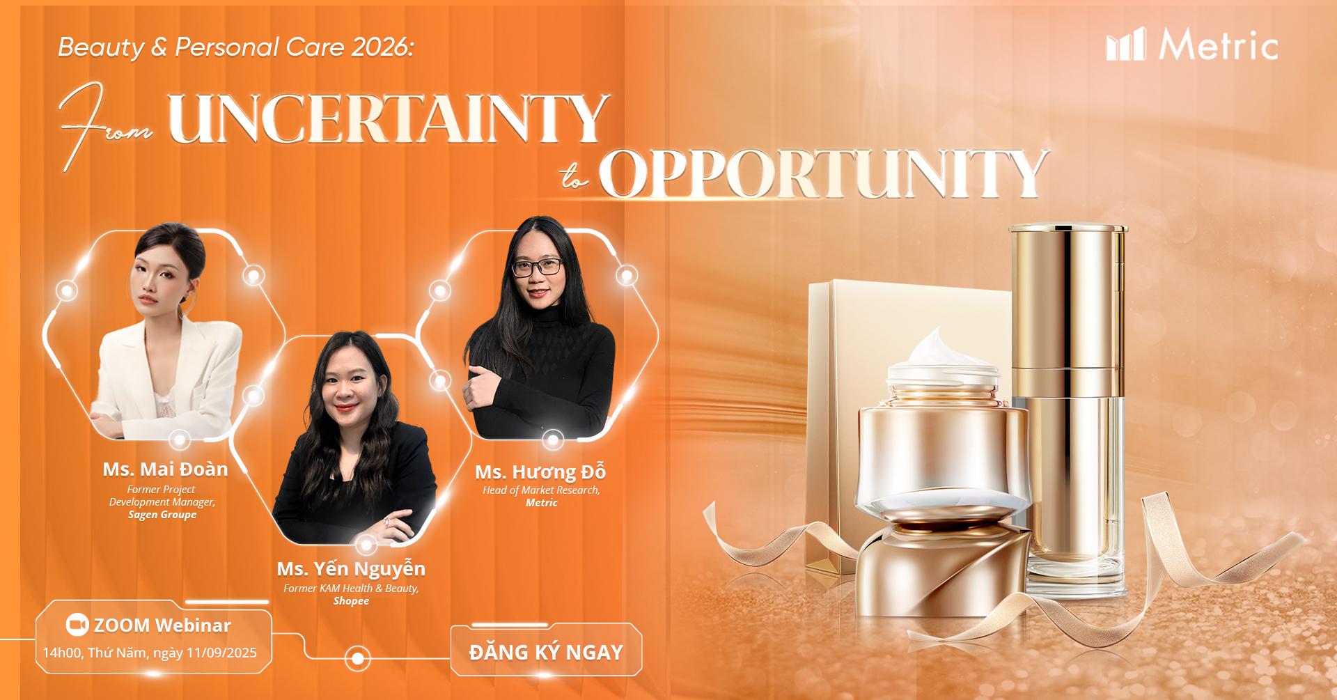 Giải mã thách thức ngành Làm đẹp & Chăm sóc cá nhân 2026 cùng Metric.vn - Ảnh 2