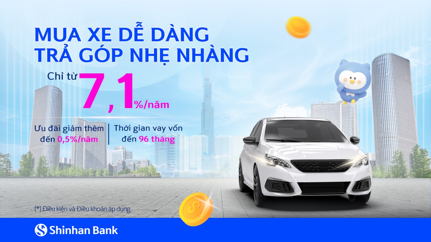 Ngân hàng Shinhan ưu đãi gói vay mua xe điện – Đồng hành cùng lối sống xanh - Ảnh 1