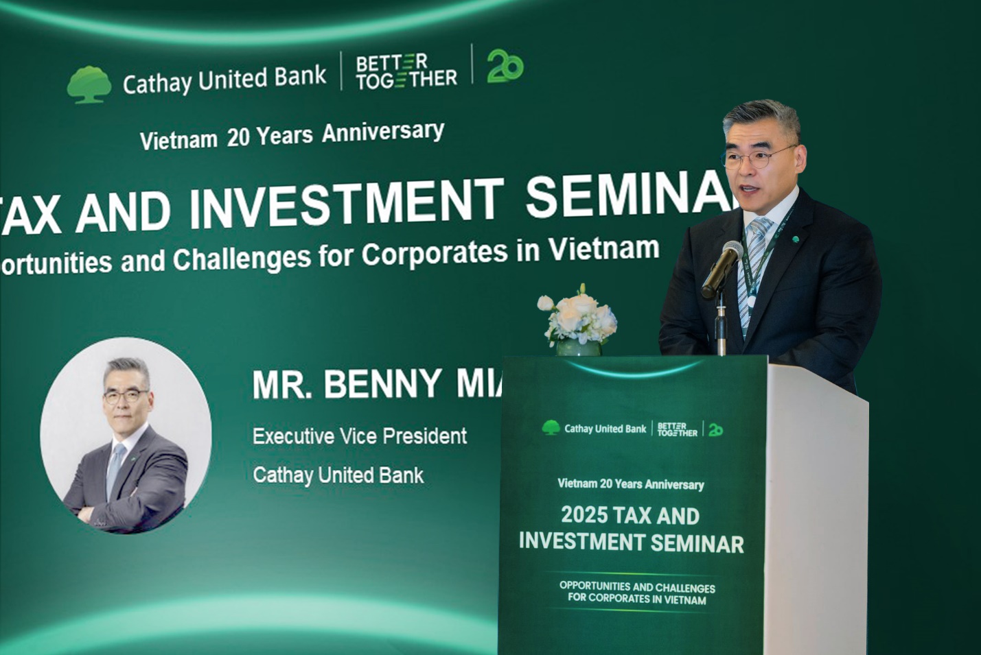 Ngân hàng Cathay United Bank tổ chức diễn đàn thuế và đầu tư tại Việt Nam - Ảnh 1