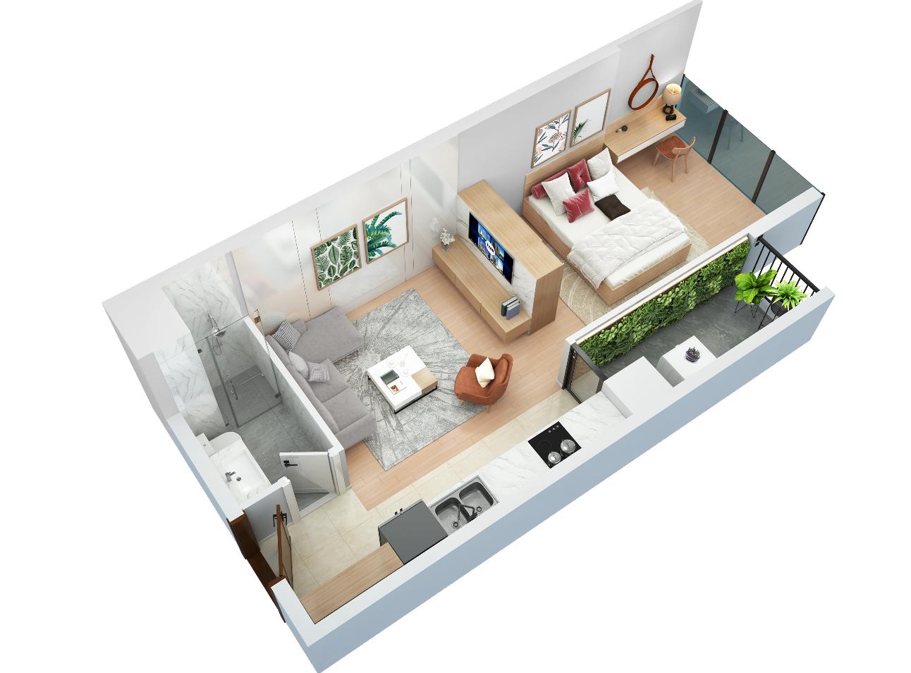 Giới trẻ châu Á ưa chuộng căn hộ đa năng - Ảnh 1