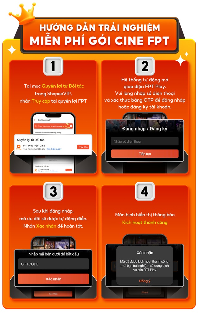 ShopeeVIP tung đặc quyền mới: Miễn phí một tháng xem phim trên FPT Play Cine - Ảnh 2