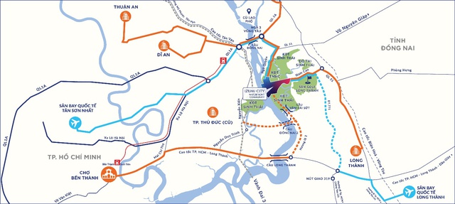 Bất động sản phía Nam hướng về đô thị hành lang sân bay - Ảnh 2